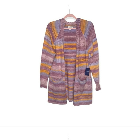 NWT Lucky Brand M cardigan open front sweater - Picture 3 of 10